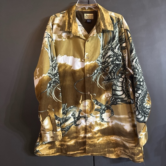 Vintage Impaq Dragon AOP - Picture 1 of 8